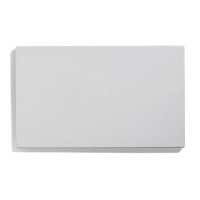 Vollrath 8240020 Blank Miramar Solid Template - 12x20" White Stone