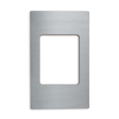 Vollrath 8242814 Miramar Template - 1 Small Rectangle Pan, 21 1/8" x 12 3/4", Stainless, Silver