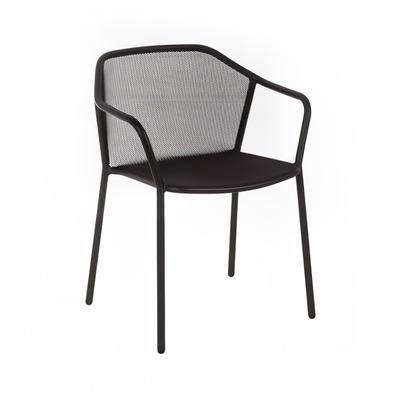 emu E522 (24) Darwin Indoor/Outdoor Stackable Armchair - Steel, Black