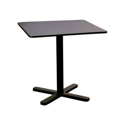 emu E525 (24) 28" Square Darwin Indoor/Outdoor Table - Steel, Antique Black