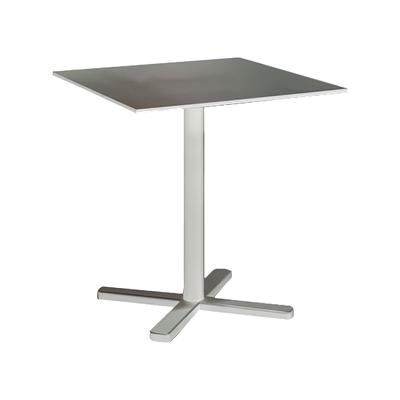emu E529 (23) 32" Square Darwin Indoor/Outdoor Table - Steel, Antique White, Powder Coated Steel