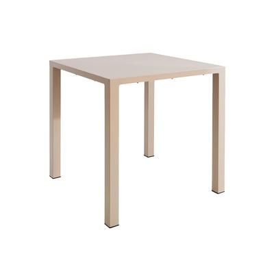 emu E857QS (41) 32" Square Outdoor Dining Height Table - Steel, Bronze, E-Coated Powder Finish