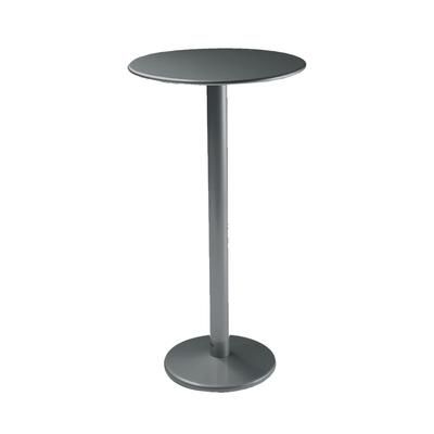 emu E900H (22) 24" Round Indoor/Outdoor Bistro Bar Table - 42"H, Steel, Antique Iron, 24" Diameter