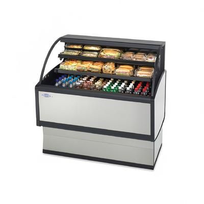 Federal LPRSS6 72" Horizontal Open Air Cooler w/ 3 Levels, 230v/1ph, Black