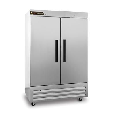 Centerline by Traulsen CLBM-49F-FS-LR 53 3/4" Centerline 2 Section Reach In Freezer, 2 Left/Right Hinge Solid Doors, 115v, Bottom Mount, Electronic Control, Stainless Steel