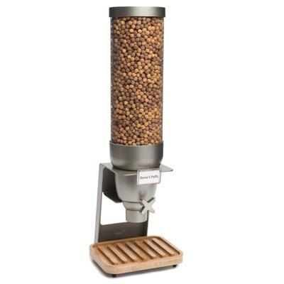Rosseto EZ550 Countertop Dry Food Dispenser, 2 gal Hopper, Metallic