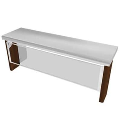 Duke TS540-46 45 5/8" Designer Sneeze Guard w/ 13" Shelf, Self-Service Style, 2-Sided