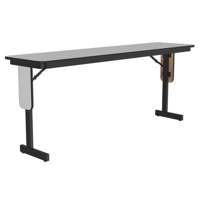 Correll SP1872PX-15 72" Rectangular Folding Seminar Table w/ Gray Granite Top, 29"H