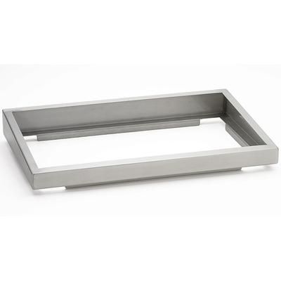 Tablecraft CW900H Food Well Angled Riser - 21"L x 13"W x 2"H, Stainless Steel
