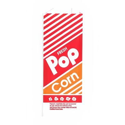 Gold Medal 2054 1 1/10 oz Disposable Popcorn Bags, 1,000/Case, Multi-Colored