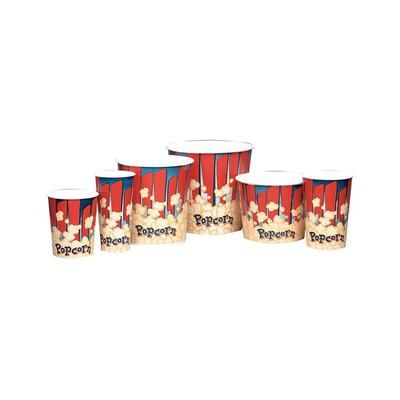 Gold Medal 2132RB 24 oz Red Disposable Popcorn Butter Cups, 1,000/Case, Multi-Colored