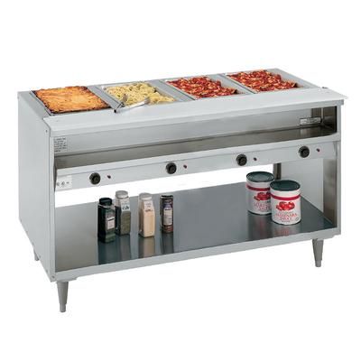Randell 3314-208 63" Hot Food Table w/ 4 Wells & Cutting Board, 208v/1ph, Silver