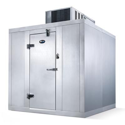 Amerikooler QF060877**FBSM 6' x 8' Indoor Walk-In Freezer w/ Top-Mounted Compressor - Floor, 208/230 V