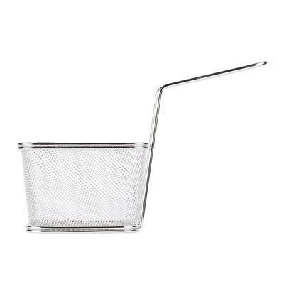 GET 4-81868 Rectangular Fry Basket - 5" x 4" x 3 1/4", Stainless, Silver