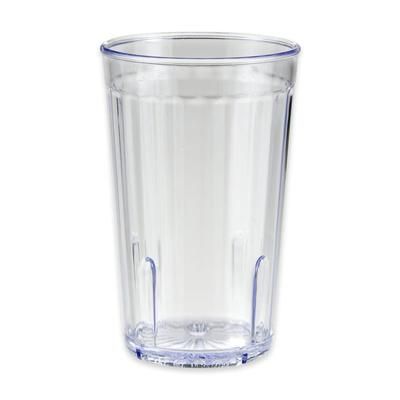 GET 8812-1-CL 12 oz Clear Textured Plastic Tumbler