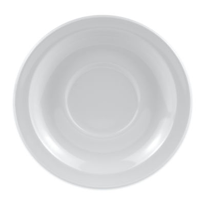 GET DC-200-W Supermel 5 3/4" Round Melamine Saucer for DC 100 & DC 101, White