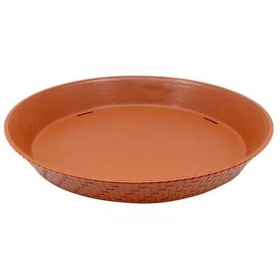 GET RB-891-TER 12" Round Fast Food Basket, Polypropylene, Terracotta, Brown