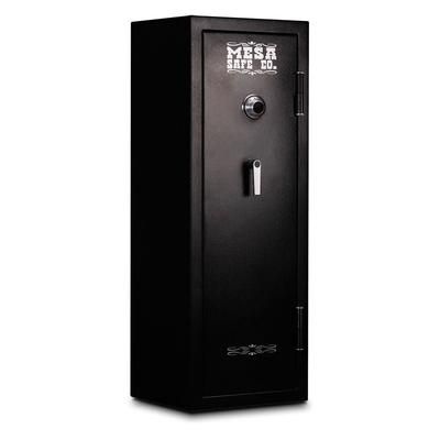 Mesa MGL14C 14 Rifle Capacity Gun Safe w/ Combination Lock, 6.6 cu ft, Dial Combination Lock, Universal Gun Racks, Chrome