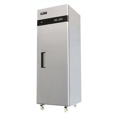 Migali C-1R-HC 28 7/10" 1 Section Reach In Refrigerator, 1 Right Hinge Solid Door, 115v, Silver