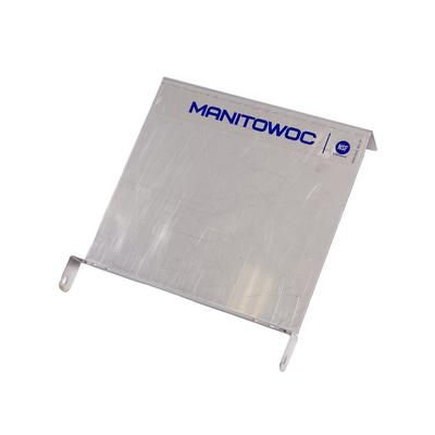 Manitowoc K00482 Ice Bin Scoop Holder - 1 3/4" x 6 3/4" Metal Frame, ABS Plastic Shield, Silver | Manitowoc Ice