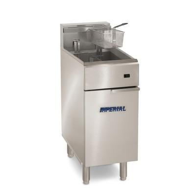 Imperial IFS-50-EU Commercial Electric Fryer - 50 lb Vat, Floor Model, 208v/3ph, Stainless Steel