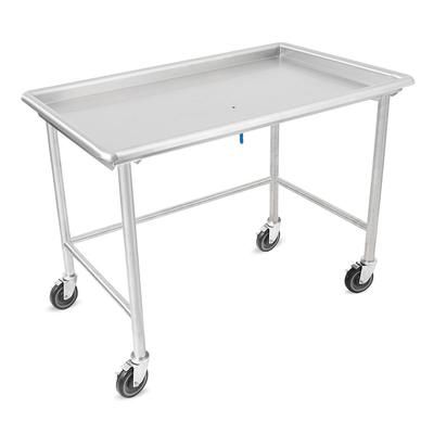 John Boos DST6-3049SBW-C-X Mobile Sorting Table w/ 3" Raised Edge - 48 7/8"W x 30 3/8"D, Stainless Steel