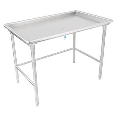 John Boos DST6-3061SBW-X 60 7/8" Sorting Table - 2 1/4" Raised Edge, Stainless Steel