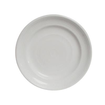 Tuxton CWA-120 12" Round ConcentrixÂ© Plate - Ceramic, White, 6/Case