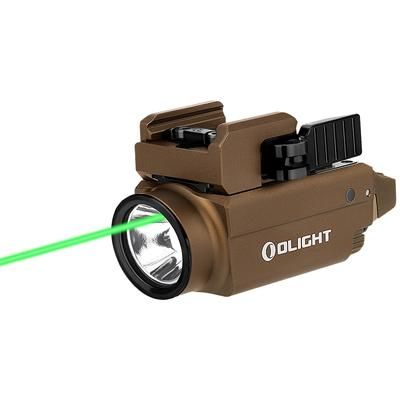 Olight Baldr S Rail Mounted Light 800 Lumens Desert Tan w/ Green Laser FL-OL-BALDRS-TN