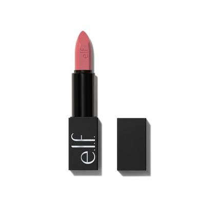 e.l.f. Cosmetics O FACE Satin Lipstick In Effortless - Vegan and Cruelty-Free Makeup