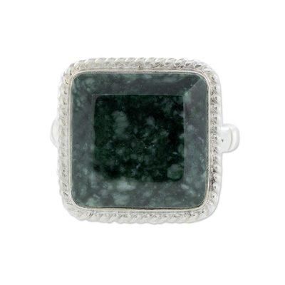 Life Itself,'Guatemala Artisan Crafted Jade Ring'