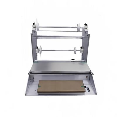 Omcan 14431 Three Roll Tabletop Wrapping Machine - 18" Max Film Width, 115v, Stainless Steel