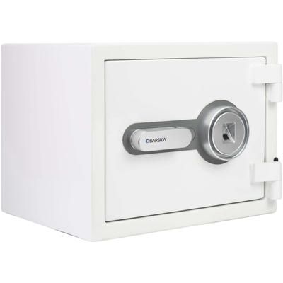 Barska Fire Resistant Security Safe Compact Biometric 0.75 Cu White Medium AX13738