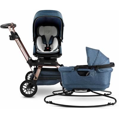 Orbit Baby G5 Stroll & Sleep Travel System - Rose Gold/Melange Navy