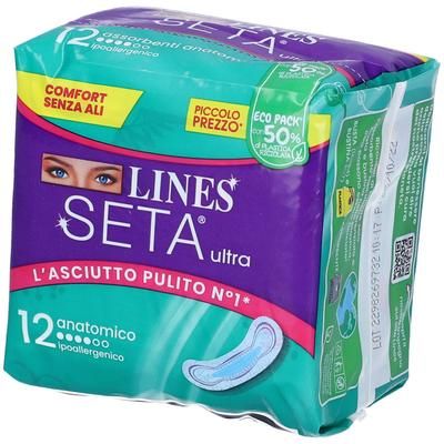LINES Seta Ultra Anatomico 12 pz Assorbenti