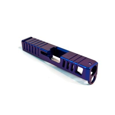 Gun Cuts Juggernaut Slide for Glock 26 Optic Cut Arctic Laser Blue GC-G26-JUG-ALS-RMR