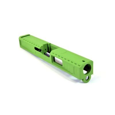 Gun Cuts Viper Slide for Glock 19 No Optic Cut Zombie Green GC-G19-VIP-ZGR-NO