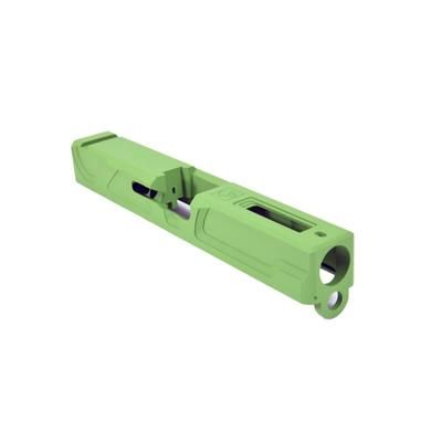 Gun Cuts Roswell Slide for Glock 19 No Optic Cut Zombie Green GC-G19-ROS-ZGR-NO