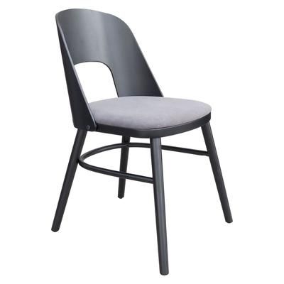 Iago Dining Chair Gray & Black - Zuo Modern 109216