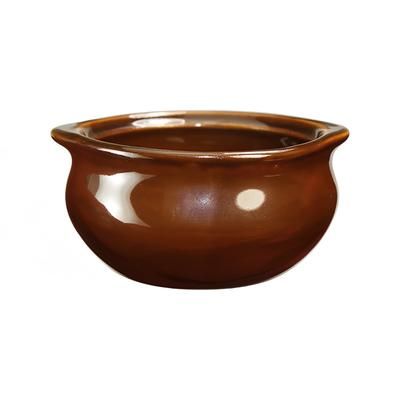 ITI OSC-12 12 oz Soup Crock - Ceramic, Caramel, Brown