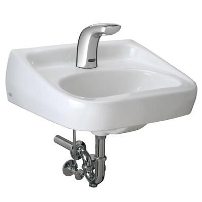 Zurn Industries Z.L2.S Wall Mount Sensor Lavatory System w/ 0.5 gpm & Thermostatic Mixing Valve - 20" x 18"