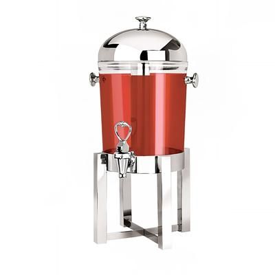 Eastern Tabletop 7522 2 gal Beverage Dispenser w/ Ice Chamber - Plastic Container, Stainless Base, Silver