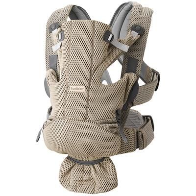 BabyBjrn Baby Carrier Free 3D Mesh, Beige Gray
