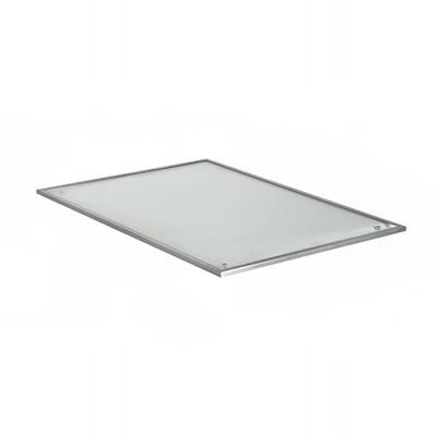 Eastern Tabletop H945GLS Tile Inset - 31 7/16" x 22 1/4", Glass, Stainless Steel