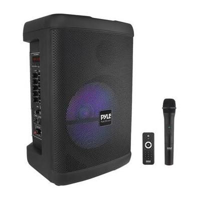 Pyle Pro 15" 2-Way 500W Portable Bluetooth PA Speaker with Wireless Mic and Light Sh PPHP1547B