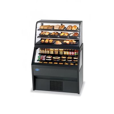 Federal CD4828/RSS4SC 48" Vertical Open Air Cooler w/ 6 Levels, 120v, Black