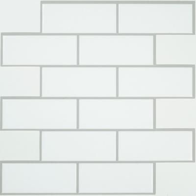 Peel And Stick Sticktiles by RoomMates in Subway White