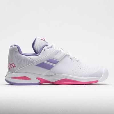 Babolat Propulse Junior White/Lavender Junior Tennis Shoes
