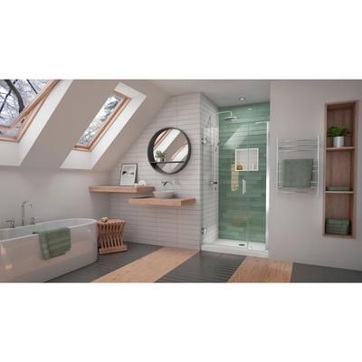 Dreamline DreamLine Unidoor-LS 42 - 43 inch W x 72 inch H Frameless Hinged Shower Door in Chrome SHDR-2042722-01