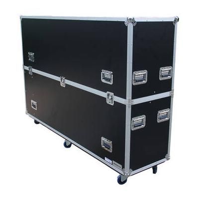 Antakipro Fly Drive Case with Wheels for Two 90" TVs/Monitors AP-2LED90W